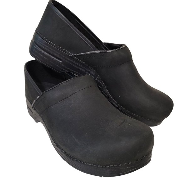 Dansko Personalized Wide Pro black clogs hospital nurse, doctor comfort size 48 - Picture 1 of 8